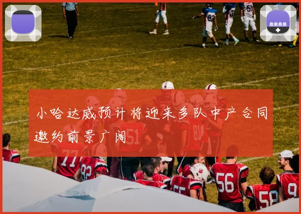 小哈达威预计将迎来多队中产合同邀约前景广阔